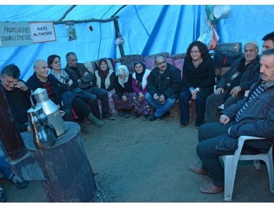 FATSA`DA SİYANÜRLE ALTIN ARAMA MADENİNE KARŞI YUKARITEPE KÖYLÜLERİNİ ZİYARET ETTİK