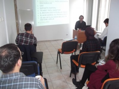 "GFB VE ÇEVRE İZİN LİSANS UYGULAMALARIBAŞVURU İŞLEMLERİ)" EĞİTİMİNİ GERÇEKLEŞTİRDİK.