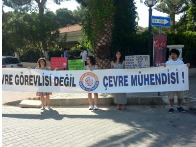 ÇMO İZMİR`DEN `ÇEVRE GÖREVLİSİ` EYLEMİ