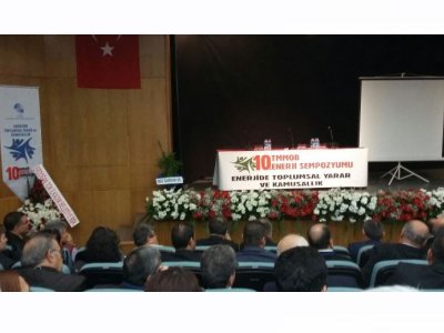 TMMOB 10. ENERJİ SEMPOZYUMU`NDAYDIK