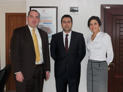 ABD ELÇİLİĞİNDEN ÇESAM BAŞKANINA ZİYARET...