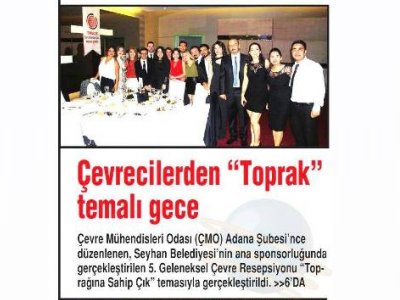 5. GELENEKSEL ÇEVRE RESEPSİYONUMUZUN YAZILI VE GÖRSEL BASINDA YERALMASI.