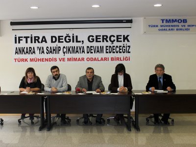  TMMOB BAŞKANLARINDAN İFTİRA AÇIKLAMASI