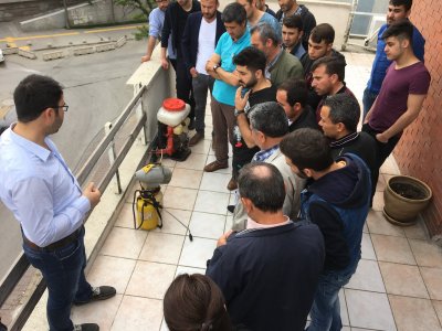 "BİYOSİDAL ÜRÜN UYGULAYICI" EĞİTİMİMİZİ GERÇEKLEŞTİRDİK