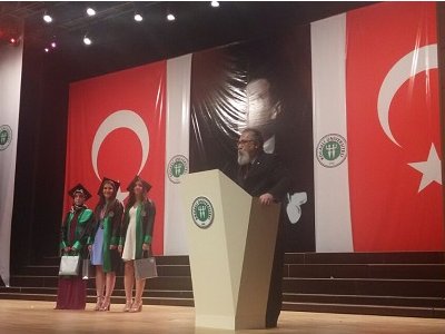 KOCAELİ ÜNİVERSİTESİ ÇEVRE MÜHENDİSLİĞİ BÖLÜMÜ MEZUNİYET TÖRENİNE KATILDIK