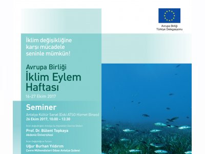 İKİNCİ BAŞKANIMIZ UĞUR BURHAN YILDIRIM İKLİM EYLEM HAFTASI SEMİNERİNDE