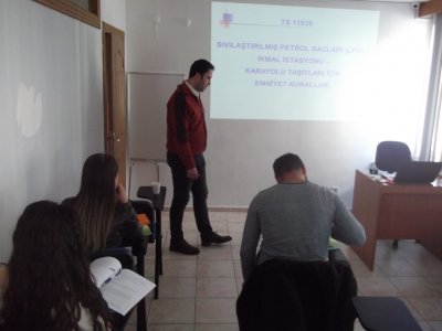 LPG OTOGAZ İSTASYONLARINDA SORUMLU MÜDÜRLÜK EĞİTİMİNİ GERÇEKLEŞTİRDİK