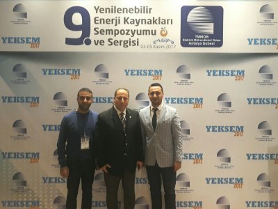 YENİLENEBİLİR ENERJİ KAYNAKLARI SEMPOZYUMUNA KATILDIK