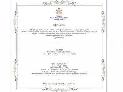 MESLEK YILINA SAYGI ÖDÜL TÖRENİ2017