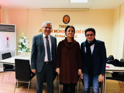 JEOLOJİ MÜHENDİSLERİ ODASI ADANA ŞUBESİNİ ZİYARETİMİZDEN