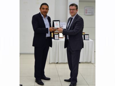 MESLEKTE ONUR YILI PLAKET TÖRENİMİZİ GERÇEKLEŞTİRDİK.