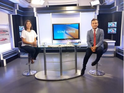 ŞUBE BAŞKANIMIZ İLKİM YİĞİT KANAL B`DE GÜNE BAKIŞ PROGRAMINA KATILDI