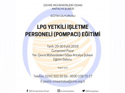 LPG YETKİLİ İŞLETME PERSONELİPOMPACI) EĞİTİMİ