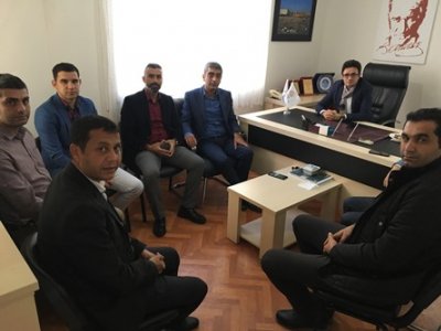 İMO ESKİ BAŞKANLARININ ŞUBEMİZİ ZİYARETİ.