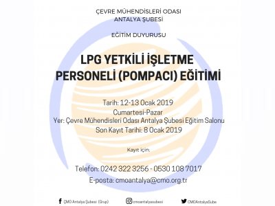 LPG YETKİLİ İŞLETME PERSONELİPOMPACI) EĞİTİMİ