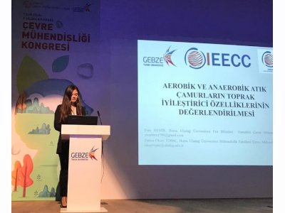 13.ULUSAL-1.ULUSLARARASI ÇEVRE MÜHENDİSLİĞİ KONGRESİ`NE KATILIM SAĞLADIK.