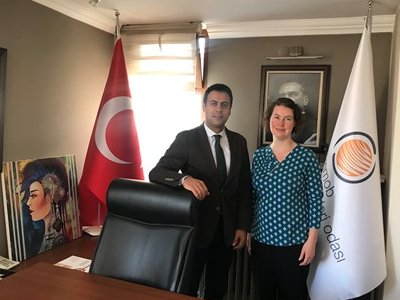 EGO GENEL MÜDÜRLÜĞÜ VE WASHİNGTON EYALETİ ULAŞIM DEPARTMANIWSDOT) ÜST YÖNETİCİSİ CELESTE GILMAN DAN ÇEVRE MÜHENDİSLERİ ODASINAZİYARET