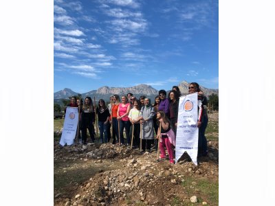 ÇEVRE MÜHENDİSLERİ ODASI ANTALYA ŞUBESİ KADIN FİDANLIĞINI OLUŞTURUYOR 