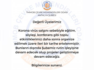YENİ DUYURU EKLENDİ