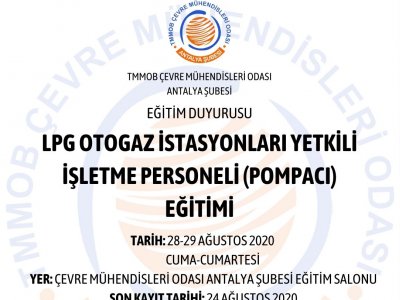 LPG OTOGAZ İSTASYONLARI TAŞIT DOLUM PERSONELİPOMPACI) EĞİTİMİ