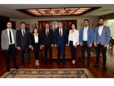 ANKARA BÜYÜKŞEHİR BELEDİYE BAŞKANI SAYIN MANSUR YAVAŞ`I ZİYARET ETTİK