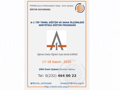 A-1 TİP TEMEL EĞİTİM VE SAHA ÖLÇÜMLERİ SERTİFİKA EĞİTİM PROGRAMI