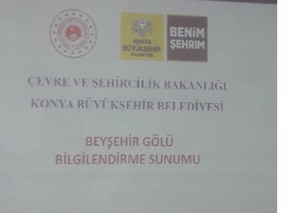 BEYŞEHİR GÖLÜ KAPANIŞ TOPLANTISINA KATILDIK