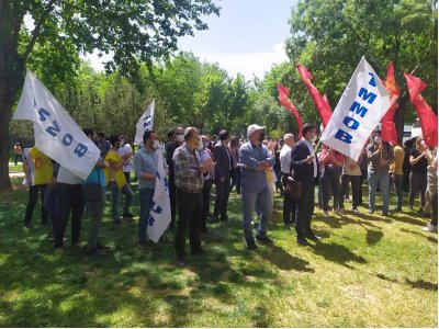 AMED EMEK VE DEMOKRASİ PLATFORMU 1 MAYIS İÇİN BASIN AÇIKLAMASI GERÇEKLEŞTİRDİ.