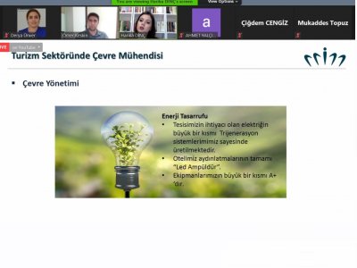 "TURİZM SEKTÖRÜNDE ÇEVRE MÜHENDİSİNİN ROLÜ VE COVİD-19 UYGULAMALARI"KONULU WEBINARIMIZI GERÇEKLEŞTİRDİK