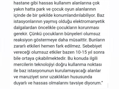 `BAZ İSTASYONLARI OKULLARDAN VE TOPLU YAŞAM ALANLARINDAN UZAK OLMALI` ÇMO DİYARBAKIR BAŞKANI CANFİDAL BOLDAŞ BAZ İSTASYONLARI İLE İLGİLİ TİGRİS HABER İLE RÖPORTAJ GERÇEKLEŞTİRDİ.