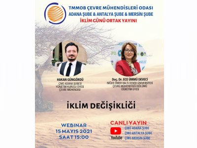 ÇMO ADANA ŞUBESİÇMO ANTALYA ŞUBESİÇMO MERSİN ŞUBESİ
İKLİM GÜNÜ ORTAK YAYINIMIZDAN.
