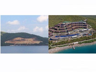 Yanan ormanlar ranta mı açılacak?AKDENİZ GERÇEK GAZETESİ)