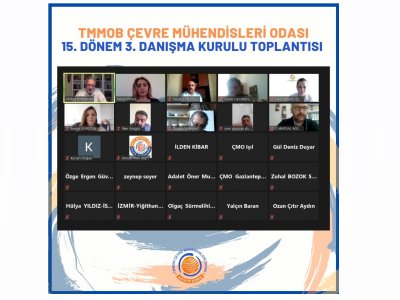 TMMOB ÇEVRE MÜHENDİSLERİ ODASI 15. DÖNEM 3. DANIŞMA KURULU GERÇEKLEŞTİRİLDİ