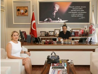 DÖŞEMEALTI BELEDİYE BAŞKANINI ZİYARET ETTİK