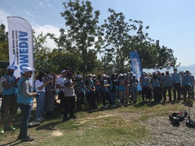 ``DÜNYA TEMİZLİK GÜNÜ`` ETKİNLİĞİNE KATILDIK
