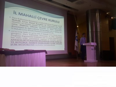 ANTALYA BÜYÜKŞEHİR BELEDİYESİ TARAFINDAN DÜZENLENEN HAVA KALİTESİ TOPLANTISINA KATILIM SAĞLADIK