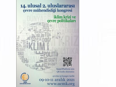 14.ULUSAL 2.ULUSLARARASI ÇEVRE MÜHENDİSLİĞİ KONGRESİ2021
