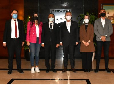 ABB BAŞKANIMIZ SN. MANSUR YAVAŞ` I MAKAMINDA ZİYARET ETTİK