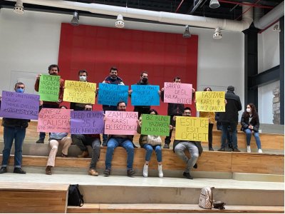 İNSANCA BİR YAŞAM İÇİN ALANLARDAYIZ "GEÇİNEMİYORUZ"