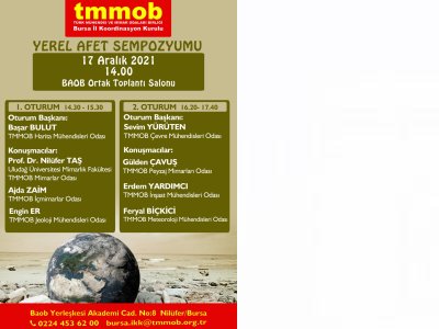 YEREL AFET SEMPOZYUMU GERÇEKLEŞTİRİLDİ.
