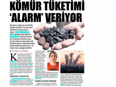 KÖMÜR TÜKETİMİ ALARM VERİYOR