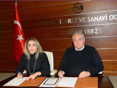TMMOB ÇEVRE MÜHENDİSLERİ ODASI ANTALYA ŞUBE VE ANTALYA TİCARET VE SANAYİ ODASI ARASINDA EĞİTİM PROTOKOLÜ İMZALANDI. 