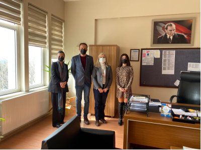 DEÜ ÇEVRE MÜHENDİSLİĞİ BOLÜM BAŞKANI ÜYEMİZ PROF.DR. DENİZ DÖLGENİ ZİYARET ETTİK.