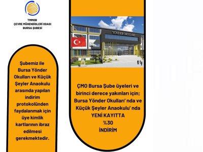 BURSA YÖNDER OKULLARI VE KÜÇÜK ŞEYLER ANA OKULU İNDİRİM DUYURUSU
