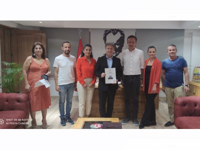 BORNOVA BELEDİYE BAŞKANI MUSTAFA İDUĞU ZİYARET ETTİK.