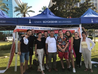  14. GELENEKSEL KARTON TEKNELER YARIŞMASINA KATILDIK.