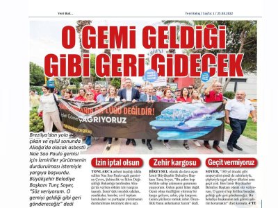 O GEMİ GELDİGİ GİBİ GERİ GİDECEKYeni Bakış-25.08.2022)