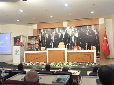 ÇİĞLİDE "KUYU KURUMADAN" SU ÇALIŞTAYINA KATILDIK.