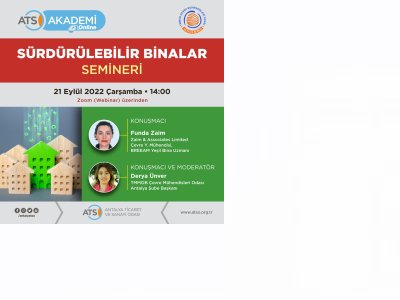 SÜRDÜRÜLEBİLİR BİNALAR SEMİNERİ