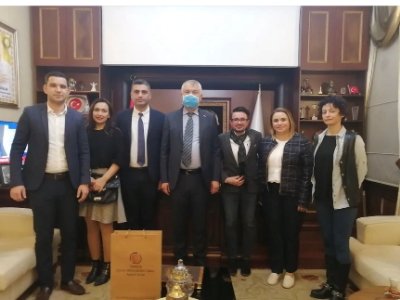 ADANA BÜYÜKŞEHİR BELEDİYE BAŞKANI SN. ZEYDAN KARALAR`I MAKAMINDA ZİYARET ETTİK.